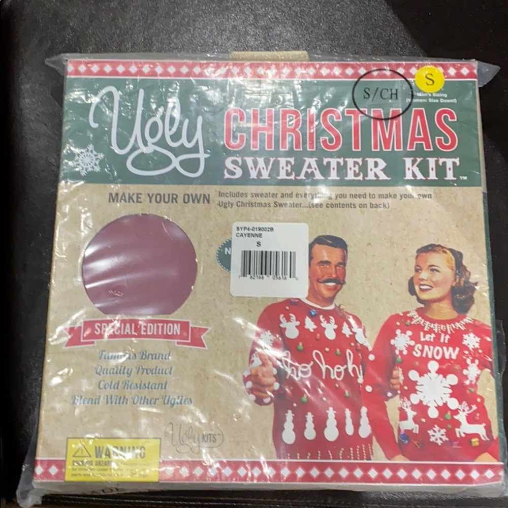 NWT make your own Christmas holiday sweater kit